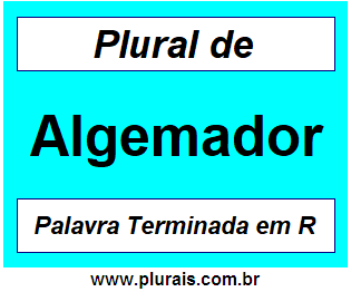 Plural de Algemador