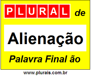 Plural de Alienação