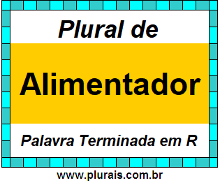 Plural de Alimentador