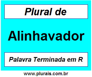 Plural de Alinhavador