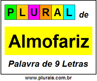 Plural de Almofariz