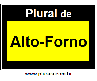 Plural de Alto-Forno