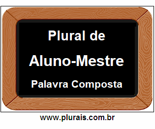 Plural de Aluno-Mestre