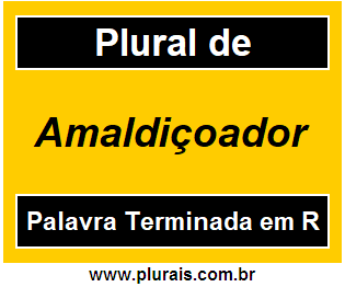 Plural de Amaldiçoador