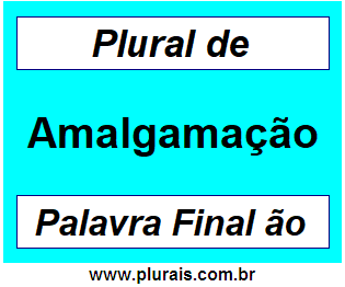 Plural de Amalgamação