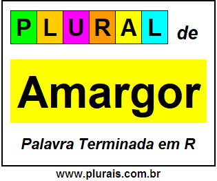 Plural de Amargor