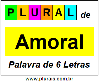 Plural de Amoral
