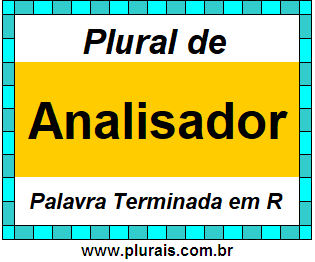 Plural de Analisador