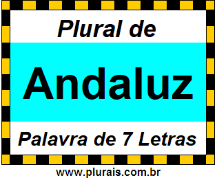 Plural de Andaluz