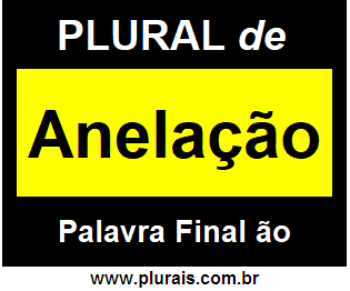 Plural de Anelação