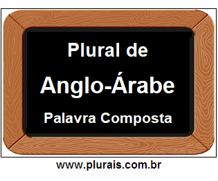 Plural de Anglo-Árabe