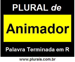 Plural de Animador