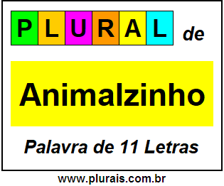 Plural de Animalzinho