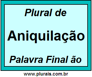 Plural de Aniquilação