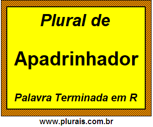 Plural de Apadrinhador