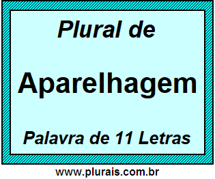 Plural de Aparelhagem