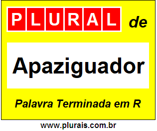 Plural de Apaziguador