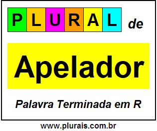 Plural de Apelador