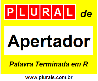 Plural de Apertador