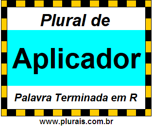 Plural de Aplicador