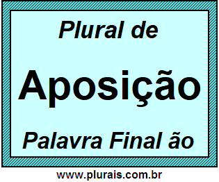 Plural de Aposição