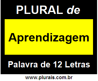 Plural de Aprendizagem