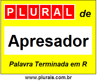 Plural de Apresador