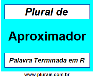 Plural de Aproximador