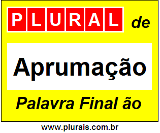 Plural de Aprumação