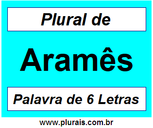 Plural de Aramês