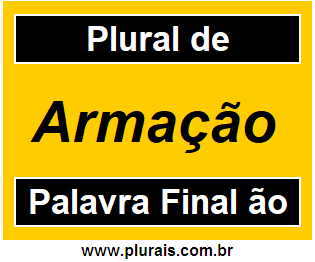 Plural de Armação