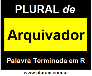 Plural de Arquivador