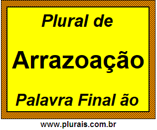 Plural de Arrazoação