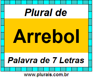 Plural de Arrebol