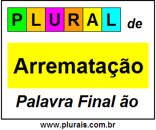 Plural de Arrematação