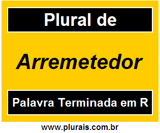 Plural de Arremetedor