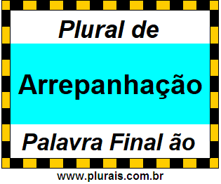 Plural de Arrepanhação