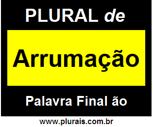 Plural de Arrumação