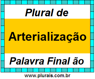 Plural de Arterialização