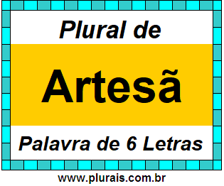 Plural de Artesã