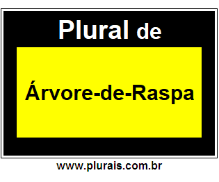 Plural de Árvore-de-Raspa