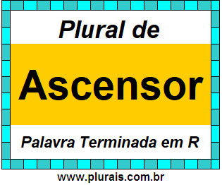 Plural de Ascensor