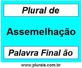 Plural de Assemelhação