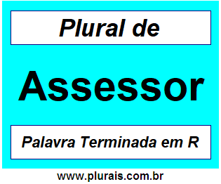 Plural de Assessor