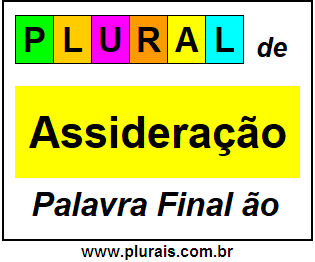 Plural de Assideração