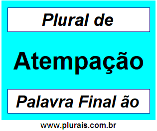 Plural de Atempação