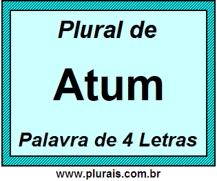 Plural de Atum