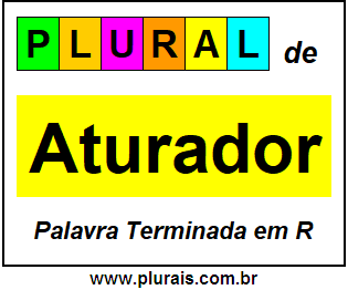 Plural de Aturador