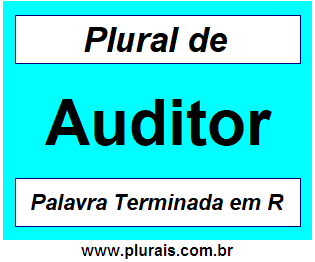 Plural de Auditor