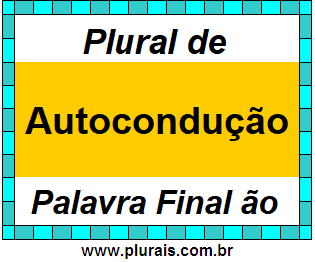 Plural de Autocondução